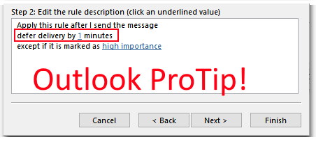 incoming mail outlook text small