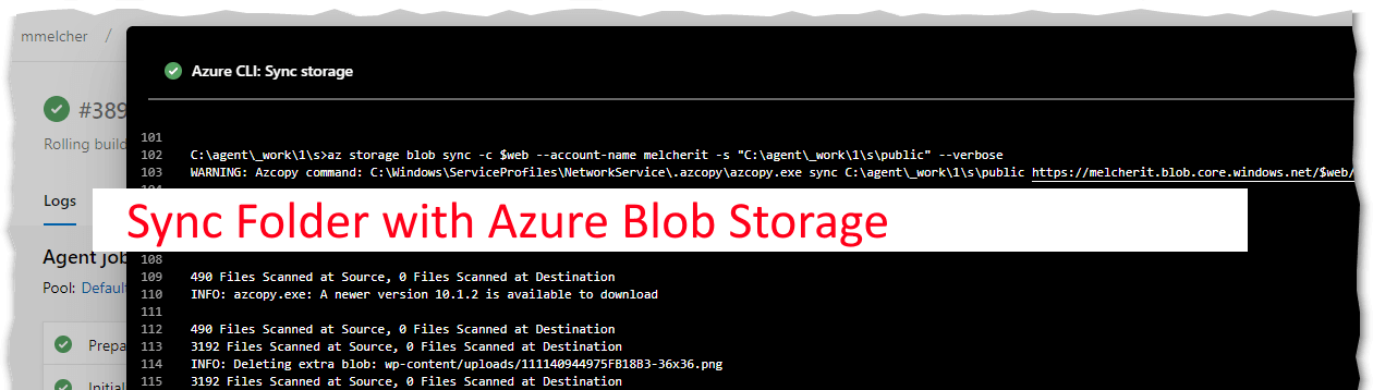 Azure Storage Blob Sync - Updates to AzCopy and Azure CLI