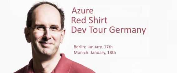 Scott Guthrie's Red Shirt Dev Tour in Berlin & Munich